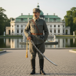Szabla Polska OFICERSKA wz.1921 z Ozdobną Rękojeścią Bóg Honor Ojczyzna plus Temblak - 2