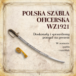 Szabla Polska OFICERSKA wz.1921 z Ozdobną Rękojeścią Bóg Honor Ojczyzna plus Temblak - 3