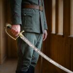 Szabla Polska OFICERSKA wz.1921 z Ozdobną Rękojeścią Bóg Honor Ojczyzna plus Temblak - 7