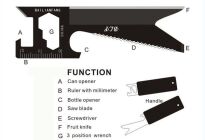 MULTITOOL TAKTYCZNY SURVIVAL 8W1  CY-NCR-03 - 7