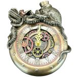Ośmiornica na zegarze kolekcja Steampunk Veronese WU77802A4 - 6