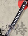 Miecz katana prawdziwy miecz samurajski wykonany ze stali z pochwą i stojakiem SW-319 - 2