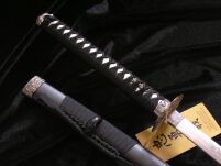 Miecz katana prawdziwy miecz samurajski wykonany ze stali z pochwą i stojakiem SW-319 - 16