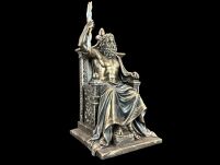 Władca nieba ZEUS na tronie z piorunem VERONESE WU77587A4 - 4