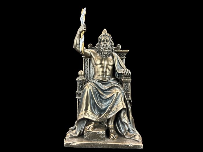 Władca nieba ZEUS na tronie z piorunem VERONESE WU77587A4