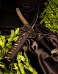 Katana Schwert Stark - Samurai Schwert aus Stahl - Hamon zum Training - Handgefertigt Katana Schwert Scharf Echt - Japanisches Sword Nur Fur Erwachsene - Katana Schwerter - Ninja Schwert (7KM5-410) - 6