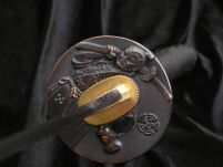 Katana Schwert Stark - Samurai Schwert aus Stahl - Hamon zum Training - Handgefertigt Katana Schwert Scharf Echt - Japanisches Sword Nur Fur Erwachsene - Katana Schwerter - Ninja Schwert (7KM5-410) - 12
