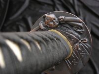 Katana Schwert Stark - Samurai Schwert aus Stahl - Hamon zum Training - Handgefertigt Katana Schwert Scharf Echt - Japanisches Sword Nur Fur Erwachsene - Katana Schwerter - Ninja Schwert (7KM5-410) - 15