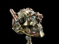 Czacha, Czaszka na podstawce Steampunk VERONESE (WU76570V4) - 3