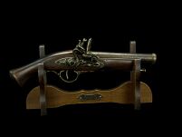 ZŁOTY WŁOSKI PISTOLET Z ZAMKIEM SKAŁKOWYM (AG316.01) - 8
