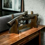 ZŁOTY WŁOSKI PISTOLET Z ZAMKIEM SKAŁKOWYM (AG316.01) - 6