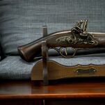 ZŁOTY WŁOSKI PISTOLET Z ZAMKIEM SKAŁKOWYM (AG316.01) - 10