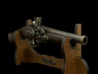 ZŁOTY WŁOSKI PISTOLET Z ZAMKIEM SKAŁKOWYM (AG316.01) - 14