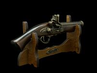 ZŁOTY WŁOSKI PISTOLET Z ZAMKIEM SKAŁKOWYM (AG316.01) - 16