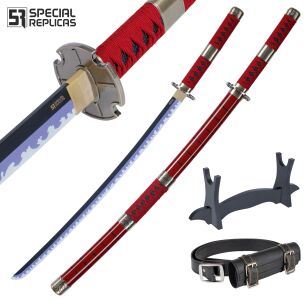 Miecz katana roronoa zoro purple enma one piece drewniany