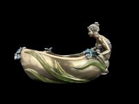 Jugendstil VASE von sitzend LADY VERONESE (AN10023V4) - 3