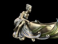 Jugendstil VASE von sitzend LADY VERONESE (AN10023V4) - 2
