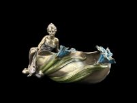 Jugendstil VASE von sitzend LADY VERONESE (AN10023V4) - 5