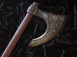 GREAT DEKORATIVE VIKING AXE achten Jahrhundert EINZIGARTIG (628 / G)