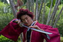 Roronoa Zoro Drewniany Miecz Katana 105cm Katany Japońskie Anime Cosplay miecz - Kitetsu/Shisui/Wado Ichimonji - 3 częściowy zestaw  PLUS TOJAK I PAS JT10000 - 17