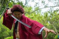 Roronoa Zoro Drewniany Miecz Katana 105cm Katany Japońskie Anime Cosplay miecz - Kitetsu/Shisui/Wado Ichimonji - 3 częściowy zestaw  PLUS TOJAK I PAS JT10000 - 21