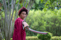 Roronoa Zoro Drewniany Miecz Katana 105cm Katany Japońskie Anime Cosplay miecz - Kitetsu/Shisui/Wado Ichimonji - 3 częściowy zestaw  PLUS TOJAK I PAS JT10000 - 25