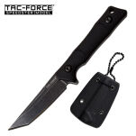 Nóż Taktyczny na Szyję Ostrze Stałe w Formie TANTO 12,7cm TF-FIX003BK - 2