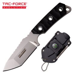 Taktyczny nóż ostrze TANTO stałe TAC FORCE 14 cm TFE-FIX011-BK