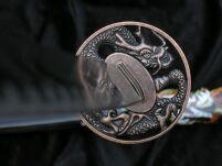 WSPANIAŁY MIECZ KATANA Z POCHWĄ + STOJAK 4KM80-405S - 3