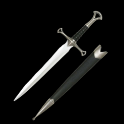 MAŁY SZTYLET ŚREDNIOWIECZNY Z POCHWĄ HK-3484