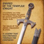 NICE TEMPLAR SWORD mit Scheide (HK-5518) - 2