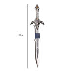 Miecz Lothar inspirowany World of Warcraft z zawieszką 107 cm JT6138 - 2
