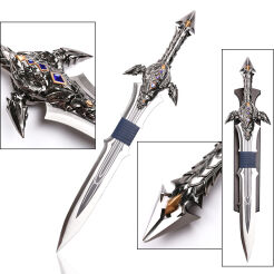 Miecz Lothar inspirowany World of Warcraft z zawieszką 107 cm JT6138