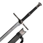 Duży miecz Geralta z pochwą i pasem 126 cm inspirowany Wiedźmin the Witcher dekoracyjny 9323 - 8