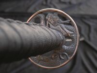 SAMURAJSKI MIECZ KATANA Z POCHWĄ + STOJAK 7KM9-410B - 9