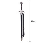 Wielki Miecz Geralta inspirowany The Witcher 3 Wild Hunt z Pochwą 129 cm JT6249 - 6