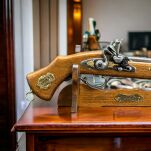 NAPOLEOŃSKI POSTARZANY PISTOLET SKAŁKOWY (W128-E) - 8