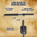 Miecz Duncan Idaho 82 cm inspirowany Diuna z zawieszką MS072 - 4