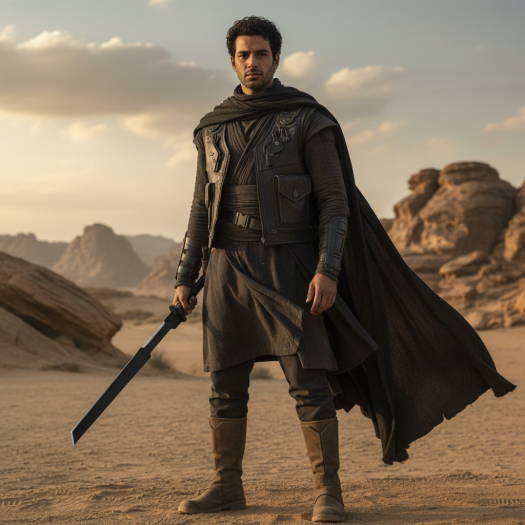 Miecz Duncan Idaho 82 cm inspirowany Diuna z zawieszką MS072