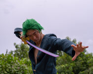 Miecz Katana Roronoa Zoro Purple Enma One Piece Drewniany JT10661PU-2 - 15