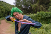 Miecz Katana Roronoa Zoro Purple Enma One Piece Drewniany JT10661PU-2 - 16