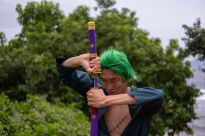 Miecz Katana Roronoa Zoro Purple Enma One Piece Drewniany JT10661PU-2 - 24
