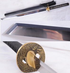 Ninja Samurai Schwert KATANA JAPAN STAHL FÜR TRAINING CODE 1060 R1080
