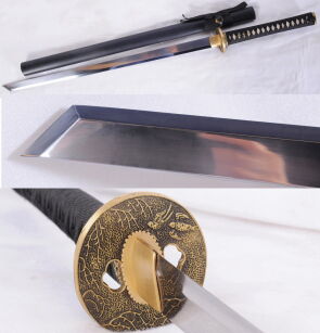 MIECZ SAMURAJSKI KATANA ninja DO TRENINGU STAL 1060 KOD R1080