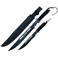 Miecz Katana Ninja x 2 Zestaw Treningowy 68 cm oraz 45 cm D104