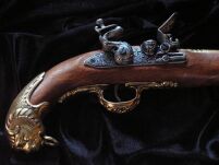 CZARNOPROCHOWY NIEMIECKI PISTOLET SKAŁKOWY Z XVIIIw. (1043/L) - 2