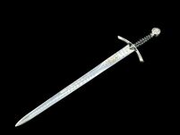 EKSKLUZYWNY NOŻYK DO LISTÓW OKAZAŁY MIECZ JOANNY D'ARC 27 CM PLUS STOJAK (25) - 9