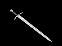 EKSKLUZYWNY NOŻYK DO LISTÓW OKAZAŁY MIECZ JOANNY D'ARC 27 CM PLUS STOJAK (25) - 15