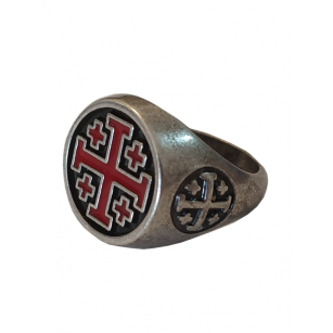 HISTORYCZNY PIERŚCIEŃ  TEMPLARIUSZY(AG807/19.01)