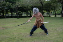 Miecz Katana Demon Slayer Inosuke Hashibira's Drewniany JT10659 - 11